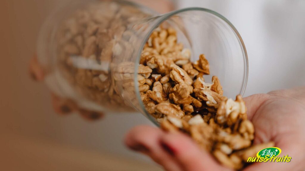 Text: walnut wellness benefits