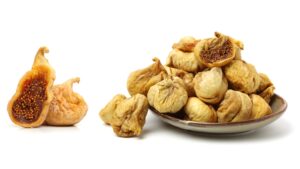 A daily serving of two to three dried figs, part of the dried figs benefits portion guide