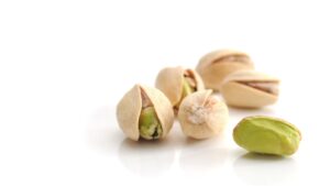 A one-ounce daily serving of pistachios, part of the pistachio nuts benefits portion guide