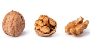 A one-ounce daily serving of walnuts, part of the walnut benefits portion guide for students
